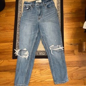 Curve love A&F jeans